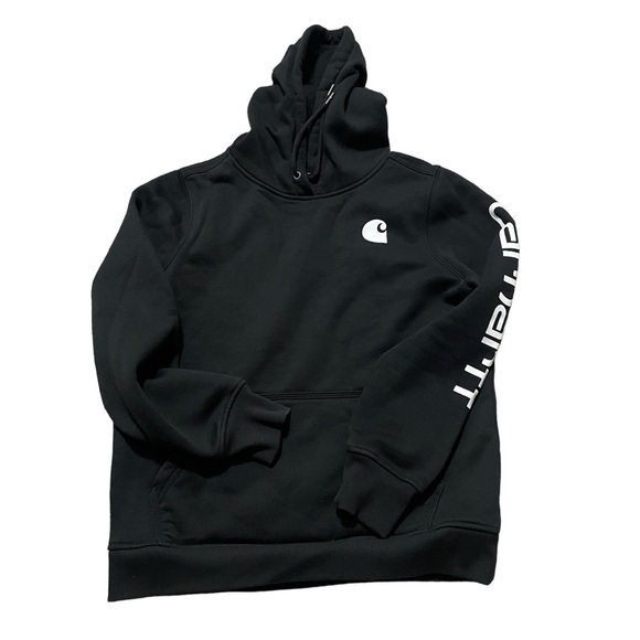 Carhartt Tops - Carhartt Women's Clarksbury Pullover Black Hoodie Size Medium